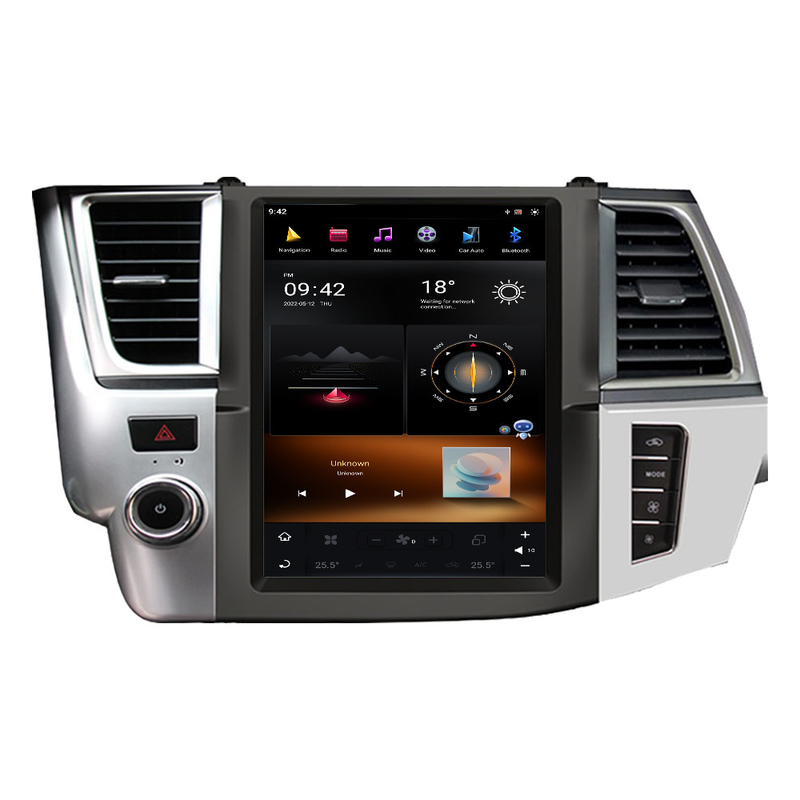 Φορέας Android11 ραδιοφώνων αυτοκινήτου πυρήνων Octa Qualcomm για Highlander 2014-2021 της Toyota