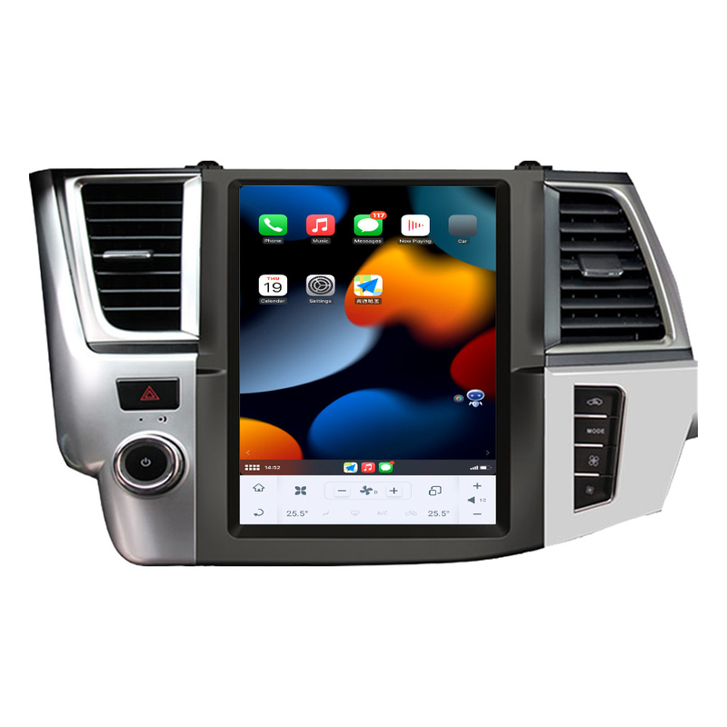 Φορέας Android11 ραδιοφώνων αυτοκινήτου πυρήνων Octa Qualcomm για Highlander 2014-2021 της Toyota