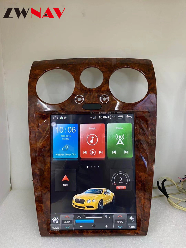 Android 11 Auto GPS Navigation Head Unit Carplay Tesla 128GB για Bentley
