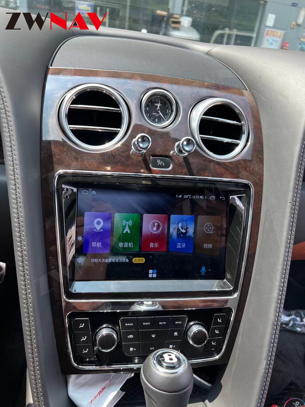 Android 11 Auto GPS Navigation Head Unit Carplay Tesla 128GB για Bentley