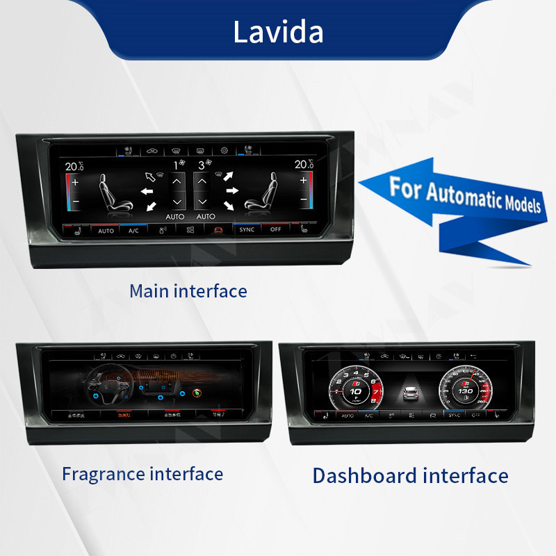 Πάνελ 6,9'' Carplay Auto Radio Klimaanlage για Volkswagen Lavida Bora Golf 7