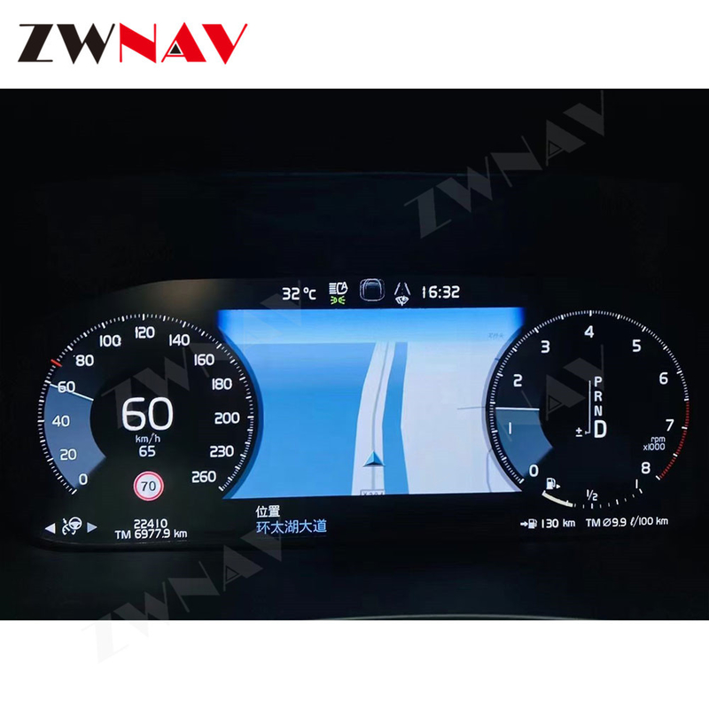 Ψηφιακή συστάδα 12,3 ταμπλό Speedmeter 1920*720 αυτοκινήτων της VOLVO XC90 ίντσας LCD
