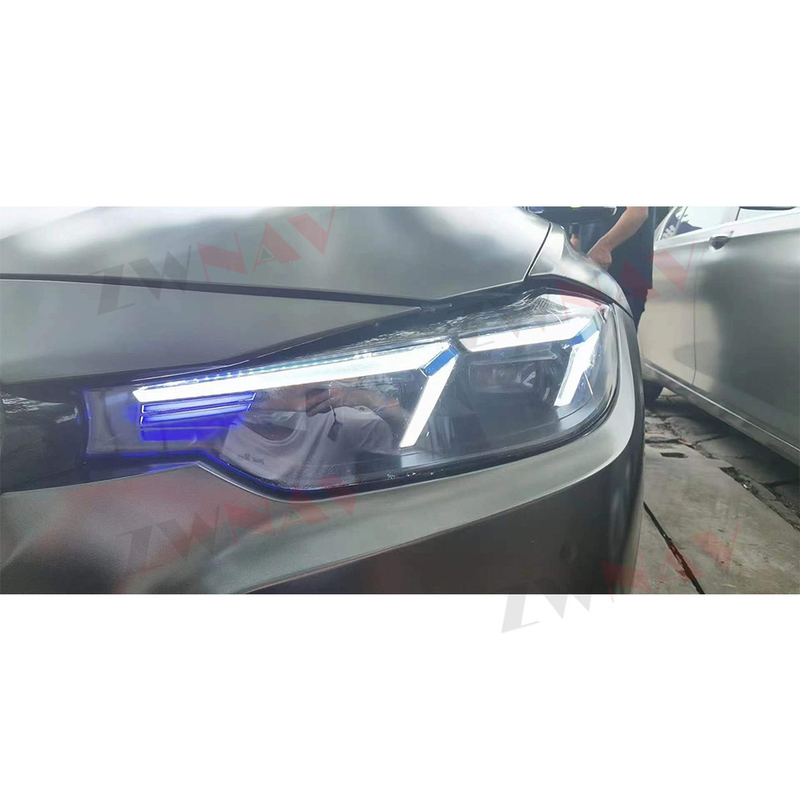 Η ουρά Lightfor το 2012-2018 BMW BMW 3 αυτοκινήτων αυτοκίνητο συνελεύσεων προβολέων λέιζερ σειράς F30 F35 τοποθετεί όπισθεν το φως της ημέρας βελτίωσης