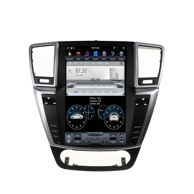 Benz αρρενωπή επικεφαλής μονάδα 1 DIN Bluetooth 5,0 12,1 ίντσα 64GB μιλ. GL